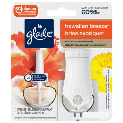 Glade Branchées huile parfumée Recharge un élément chauffant et une recharge, Brise exotique 1 ea, 12,99 $/1ch