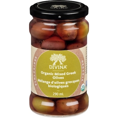 Divina Krunch Organic Divina Organic Greek Olive Mix 290 ml, $2.93/100ml
