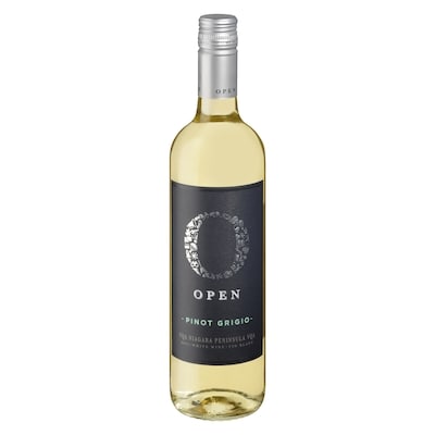 OPEN White Wine Pinot Grigio (ID required at pick-up) 750 ml, $1.89/100ml