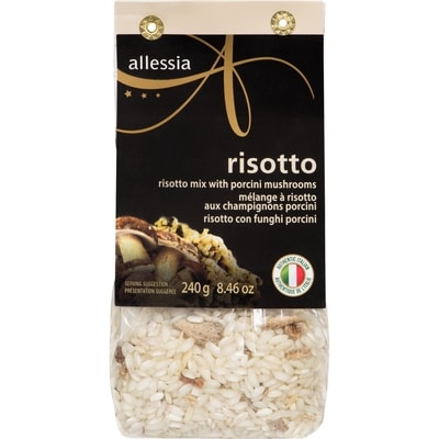 Allessia Risotto Porcini      240 g, $2.45/100g