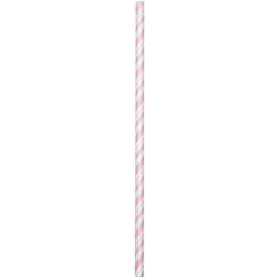 null Paper Straws, Stripe Pink and White 1 ea, $4.00/1ea
