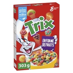 General Mills Trix en forme de Fruits Céréales 303 g, 1,91 $/100g