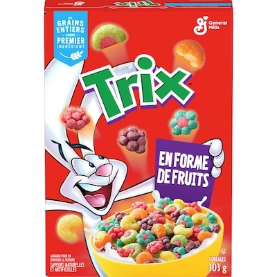 General Mills Trix en forme de Fruits Céréales 303 g, 1,91 $/100g
