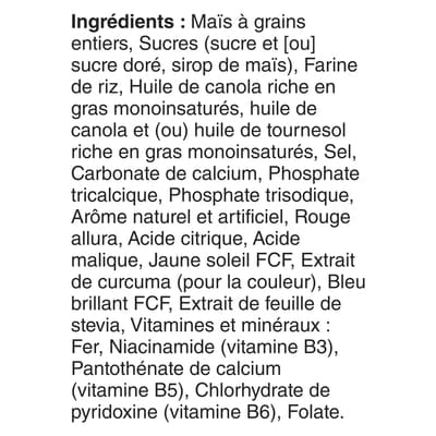 Trix en forme de Fruits Céréales