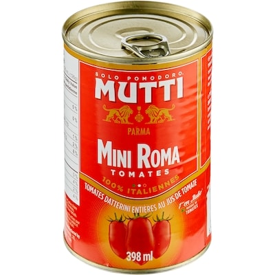 Mutti Tomates cerises 398 ml, 0,95 $/100ml