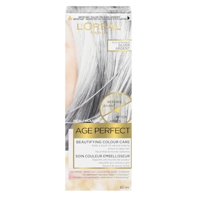 L'Oreal Paris Age Perfect Silver Care, Silver Grey Hair Toner 1 ea, $17.99/1ea