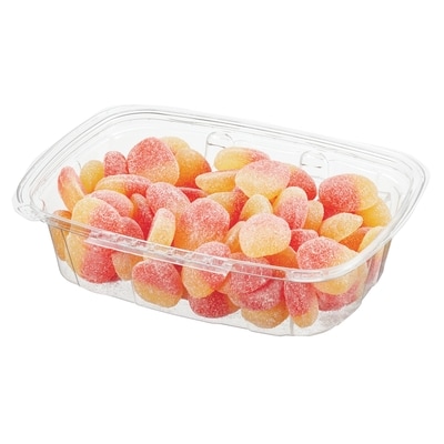 null Bonbons, tranches de pêche 475 g, 1,05 $/100g