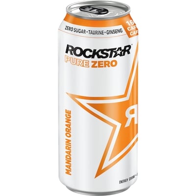 Rockstar Pure Zero, Mandarin Energy Drink 473 ml, $0.84/100ml