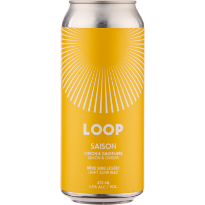 Loop Saison sûre au citron et gingembre (Pièce d’identité requise au moment du ramassage) 473 ml, 0,95 $/100ml