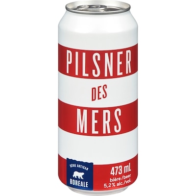 Boréale Bière Pilsner des mers (Pièce d’identité requise au moment du ramassage) 473 ml, 0,85 $/100ml