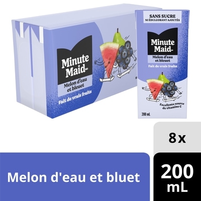 Minute Maid Myrtille pastèque 8x200.0 ml, 0,26 $/100ml