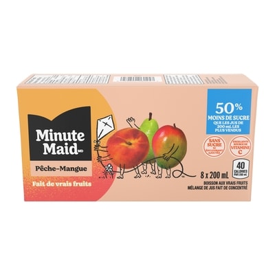 Minute Maid Mangue pêche, 200 ml, paquet de 8 8x200.0 ml, 0,30 $/100ml