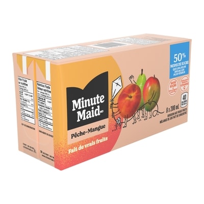Mangue pêche, 200 ml, paquet de 8