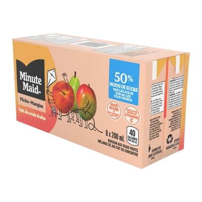 Mangue pêche, 200 ml, paquet de 8