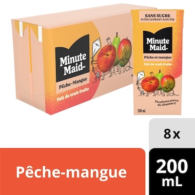 Mangue pêche, 200 ml, paquet de 8