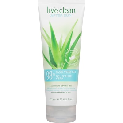 Live Clean After Sun  Aloe Vera Gel 227 ml, $4.84/100ml