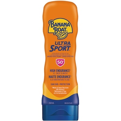 Banana Boat Lotion écran solaire Ultra SportMC à FPS 50+ 240 ml, 5,20 $/100ml