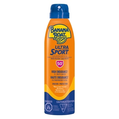 Banana Boat Ultra Sport™ Sunscreen Spray, SPF 50+ 170 g, $8.23/100g