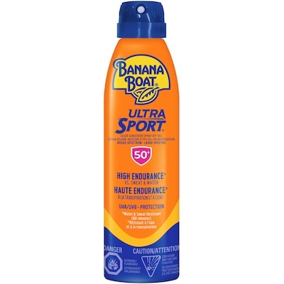Banana Boat Ultra Sport™ Sunscreen Spray, SPF 50+ 170 g, $7.35/100g