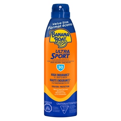 Banana Boat Ultra Sport™ Sunscreen Spray, SPF 30 226 g, $6.19/100g