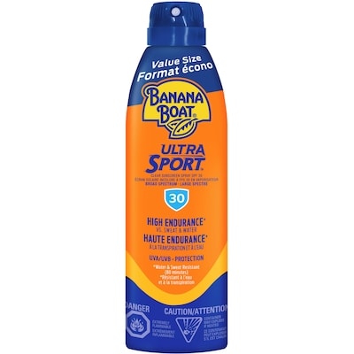 Banana Boat Écran solaire Ultra SportMC à FPS 30 en vaporisateur 226 g, 4,87 $/100g