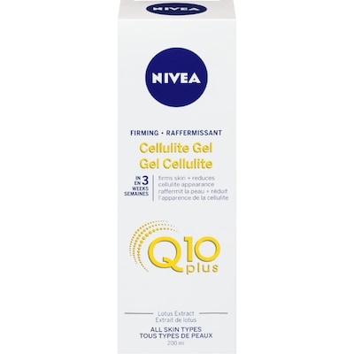 Nivea Q10 Plus Firming Cellulite Gel 200 ml, $5.50/100ml
