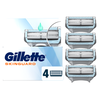 Gillette SkinGuard Men's Razor Blades, 4 Blade Refills 4 ea, $5.75/1ea