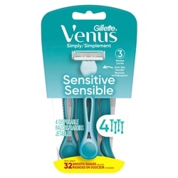 venus ③ Gillette Venus Simply 3 Sensitive Women's Disposable Razors - 4