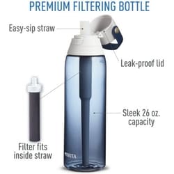 How To Remove Gourde Filtrante BRITA Premium 768 Ml - Sans BPA - Couleur Sea Glass (Bleu) - Fabriquée Aux USA Filtre à Eau Portable