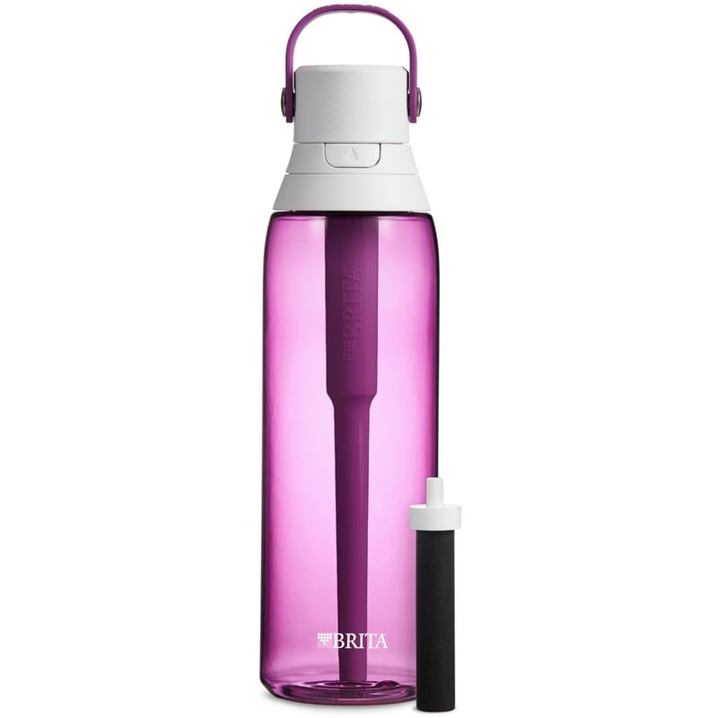 BRITA Bouteille d'eau filtrante premium en acier inoxydable