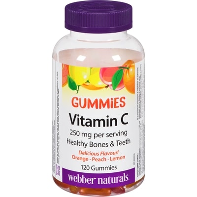 Webber Naturals Vitamin C 125mg Gummies 120 ea, $0.11/1ea