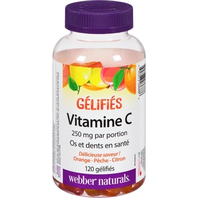 Webber Naturals Vitamines C gélifiées 125 mg 120 ea, 0,11 $/1ch