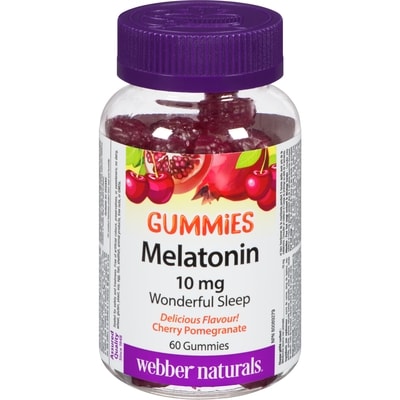 Webber Naturals Sleep Support Melatonin 10mg Gummies 60 ea, $0.21/1ea