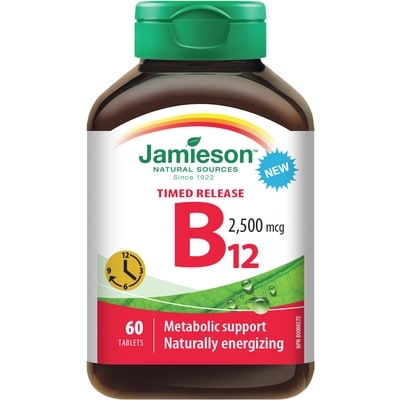 Jamieson Vitamin B12 2,500 mcg 60 ea, $0.33/1ea