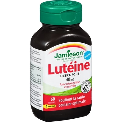 Lutéine 40 mg Avec Zéaxanthine et Myrtille