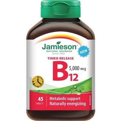 Jamieson Vitamin B12 5,000 mcg 45 ea, $0.44/1ea