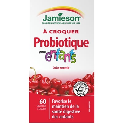 Jamieson Probiotique à Croquer pour Enfants 60 ea, 0,42 $/1ch