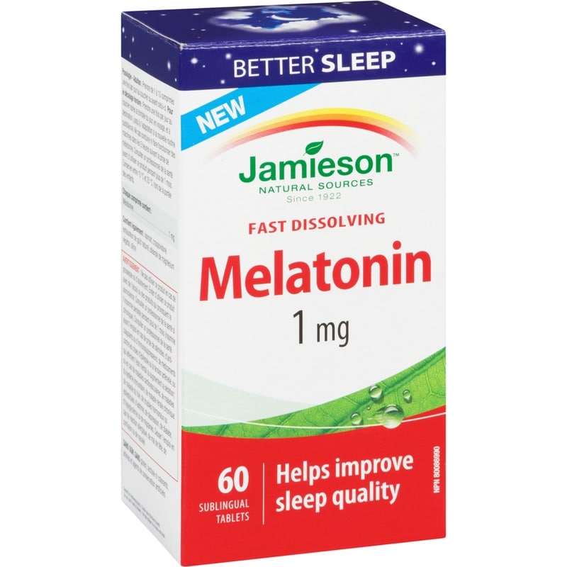 Melatonin Fast Dissolving Tablets, 1 mg
