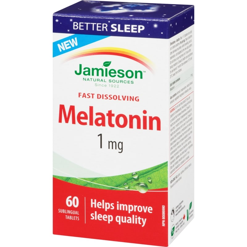 Melatonin Fast Dissolving Tablets, 1 mg