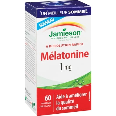 Mélatonine 1 mg Comprimés à dissolution rapide
