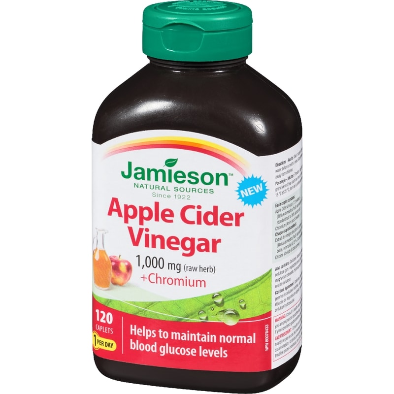Apple Cider Vinegar 1,000 mg + Chromium