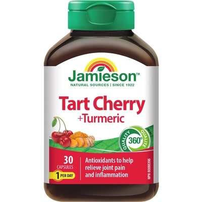 Jamieson Tart Cherry + Turmeric 30 ea, $0.63/1ea