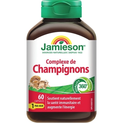 Jamieson Complexe de Champignons 60 ea, 0,28 $/1ch