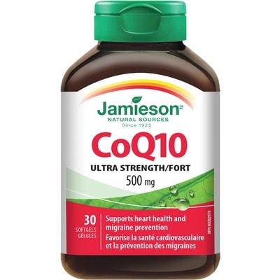 Jamieson CoQ10 500 mg Ultra Strength 30 ea, $1.37/1ea