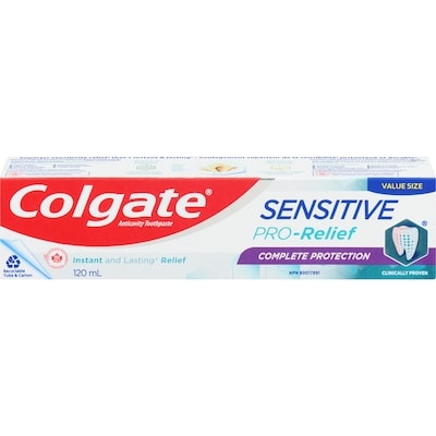 Colgate Sensitive Pro-Relief Complete Protection Toothpaste 120 ml, $5.00/100ml