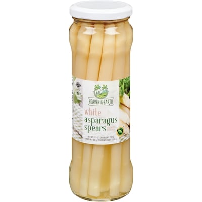 Heaven & Earth Asperges blanches 355 g, 2,25 $/100g