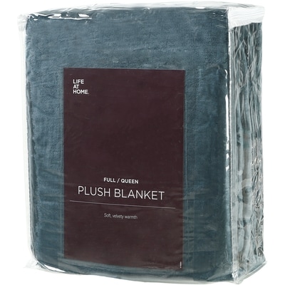 Life at Home Velvet Blanket 90x90 C2 1 ea, $30.00/1ea
