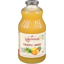 Lakewood Organic Pineapple 100% Fruit Juice & Puree 946 ml, $1.16/100ml