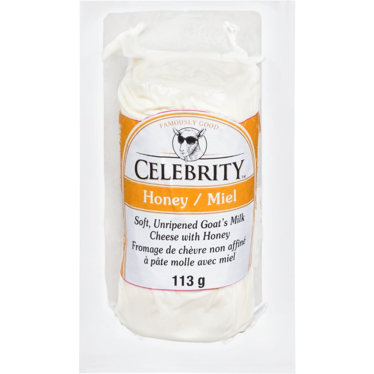 Celebrity Goat Cheese, Honey 113 g, $7.07/100g