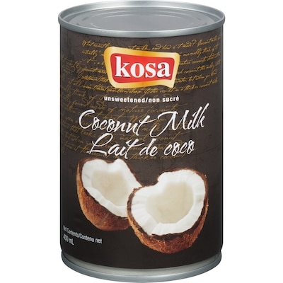 Kosa Lait de coco Kosa 400 ml, 0,50 $/100ml